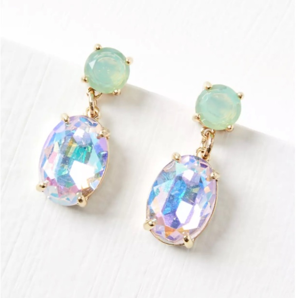 Beautiful gem drop earring